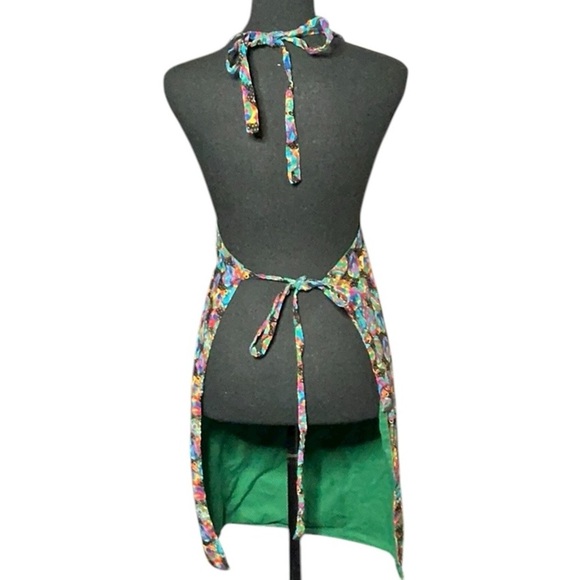 Handmade Reversible Christmas Holiday Apron - Picture 4 of 9